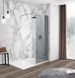 IMPRESE душова стінка WALK-IN з профілем та тримачем, 110*200см, хром, скло тоноване s09111001GR фото 1
