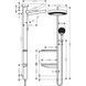 Rainfinity Showerpipe Душова система 360 1jet прихованого монтажу, бiлий матовий 26842700 фото 2