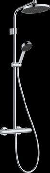 ACTIVERA S 240 1jet EcoSmart Showerpipe душова система з термостатом, хром 28078000 фото