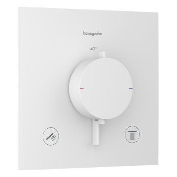 ECOSTAT COMFORT E термостат для 2х споживачів, ПМ, білий матовий 33711700 фото