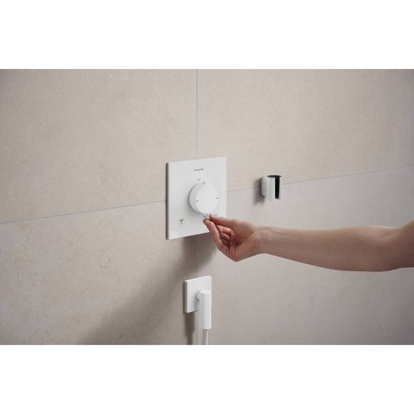ECOSTAT COMFORT E термостат для 2х споживачів, ПМ, білий матовий 33711700 фото