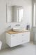 VICTORIA BASIC MODULAR комплект 89см: тумба 59см під накладний умивальник; модуль 30см із дверцятами; стільниця89 см; колір:білий/білий/дуб A85657580D фото 3