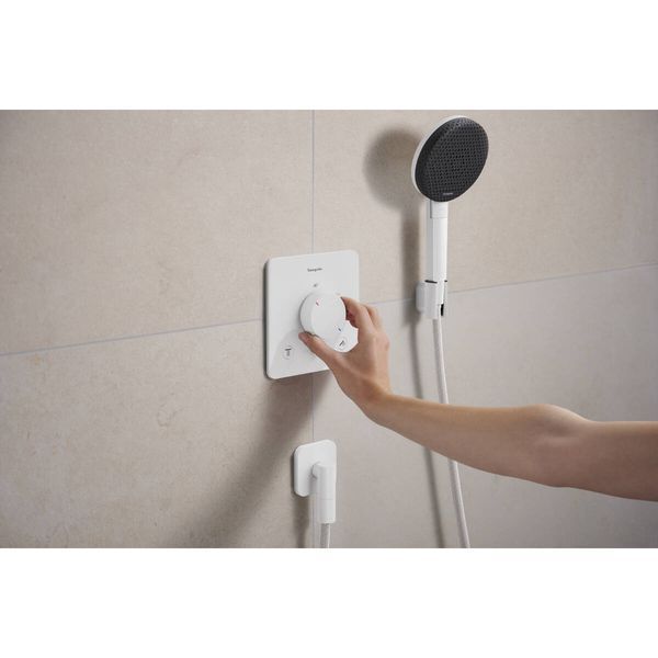 ECOSTAT COMFORT Q термостат для 2х споживачів, ПМ, білий матовий 33713700 фото