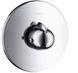 Ecostat - термостат, зовнішня частина HANSGROHE 15710000 15710000 фото 1