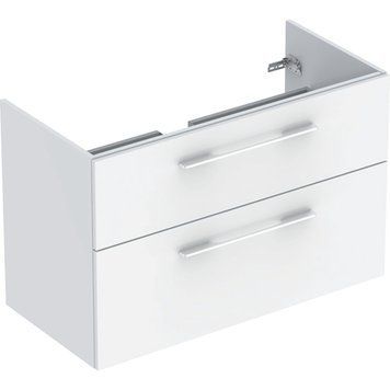 SELNOVA SQUARE тумба під умивальник slim rim 100 см, з двома ящиками 98.8x63.5x50.2 см,білий 501.212.00.1 фото