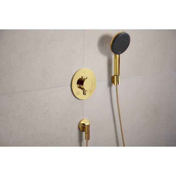 ECOSTAT COMFORT S термостат для 2х споживачів, ПМ, полірованне золото 33715990 фото