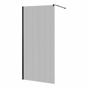 VOLLE WALK-IN комплект 110*200см (скло M&aacute;vat, профіль та тримач чорний мат) 1800.0111004 фото