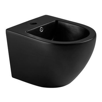 LESNA BLACK біде підвісне 49,5*37*32,5 см, чорне матове i11547 black фото