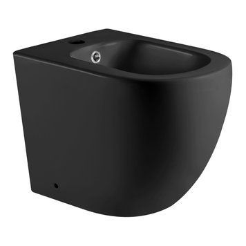 LESNA BLACK біде підлогове 56,5*36*40,5 см, чорне матове i11508 black фото