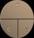 SHOWER SELECT COMFORT S перемикач для 3х споживачів, ПМ, колір шліфованна бронза 15558140 фото 1