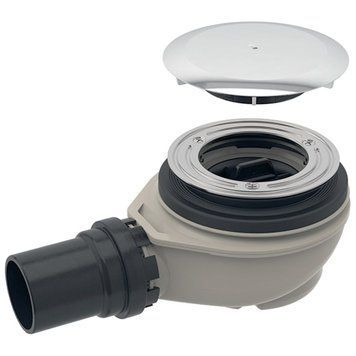Geberit Сифон для душового піддону d90, з кришкою, хром глянець 150.551.21.1 фото