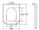 KUBIK сидіння duroplast slim slow-closing c06810233TW(3) фото 2