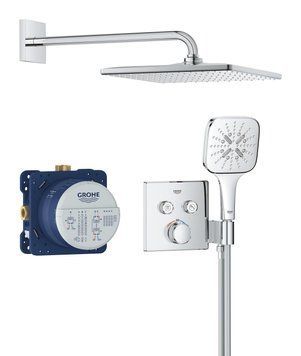 GROHTHERM SMARTCONTROL набір прихованого монтажу з верхнім душем 310 , колір хром 34865000 фото