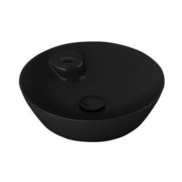 DAMA di VENEZIA умивальник &Oslash; 45см, з отвором під змішувач, matt black DM2F001MB фото