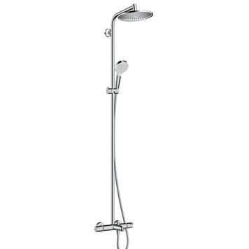 CROMETTA S 240 Showerpipe душова система з термостатом для ванни, хром 27320000 фото