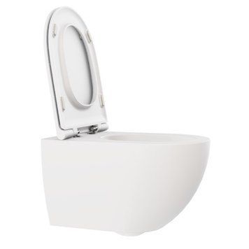 COMODA унітаз підвісний в комплекті із сидінням Soft-Close, білий CMVCSPE54000BI+COM1800/F фото