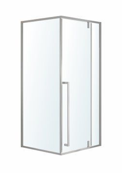 MORA 90-C душова кабіна 90*90*200 см квадратна, двері розпашні, профіль хром, скло прозоре 1037.125501 фото
