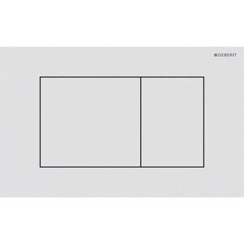 SIGMA40 SQUARE змивна клавіша для подвійного змиву, білий матовий, легко чиститься 115.629.JT.1 фото