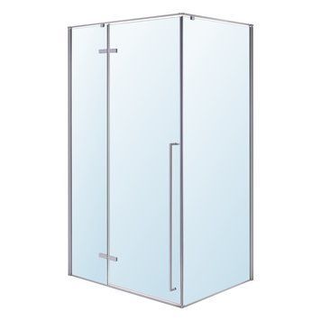 SOTA 120-C душова кабіна 120*80*200см прямокутна, реверсивна, розпашна, профіль хром, скло прозоре 1038.134661 фото