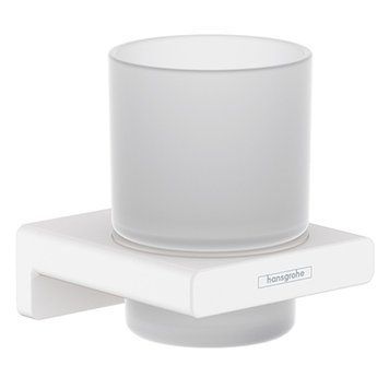 Склянка для ванної кімнати HANSGROHE ADDSTORIS 41749700, білий 41749700 фото