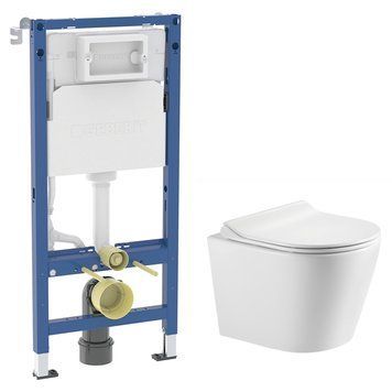 Набір інсталяційний: DOBRY c06822200 унітаз twist, сидіння duroplast +458.103.00.2 DUOFIX Basic інсталяція для унітазу, без клавіші c06822200+458.103.00.2 фото