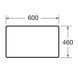 VICTORIA BASIC MODULAR стiлешниця 59см, колiр бiлий A857502806 фото 2